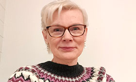 Paikkatietoasiantuntija Päivi Rahikainen.