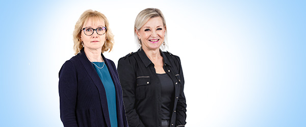Tiina Saarelainen ja Jaana Virtaniemi