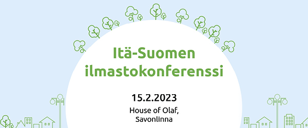 Itä-Suomen ilmastokonferenssin tapahtumamainos.
