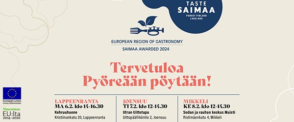 Saimaa ERG-pyöreän pöydän kutsu.