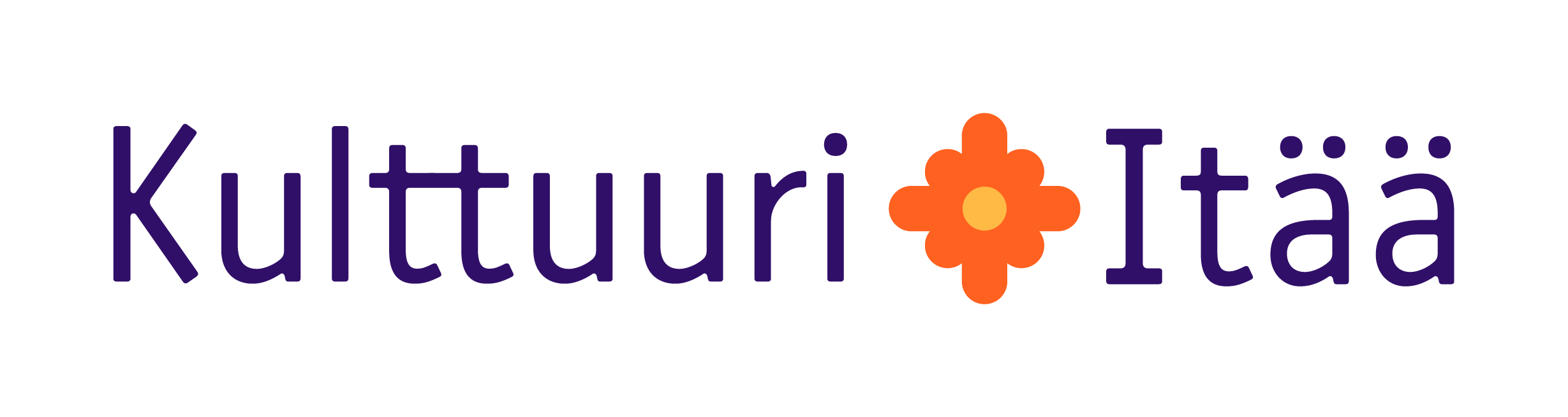 Kulttuuri itää-tekstillä logobanneri.
