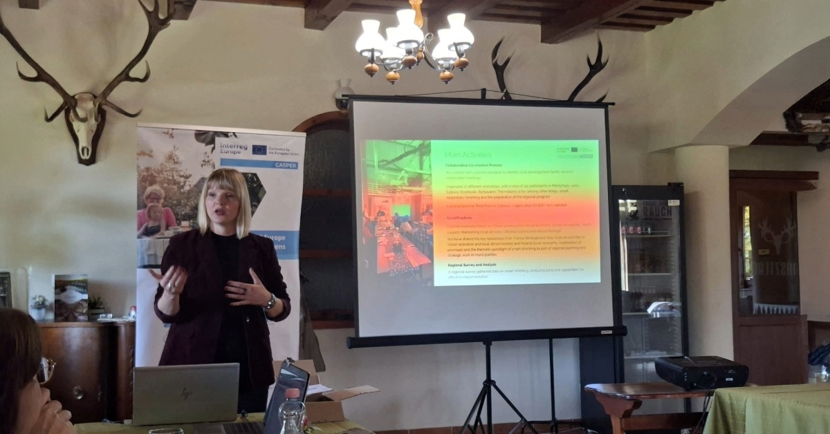 CASPER (Interreg Europe) -hankkeen viimeisin kokous järjestettiin 14.–15. lokakuuta 2025 Hajmásissa, Somogyn läänissä Unkarissa. 