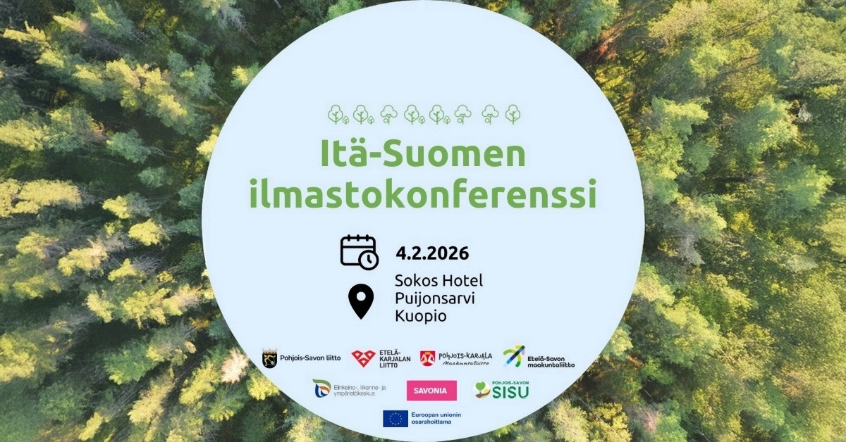 Tervetuloa kuulemaan alueiden ja kuntien vaikuttavasta ilmastotyöstä ja työkaluista ilmastonmuutokseen sopeutumiseksi.