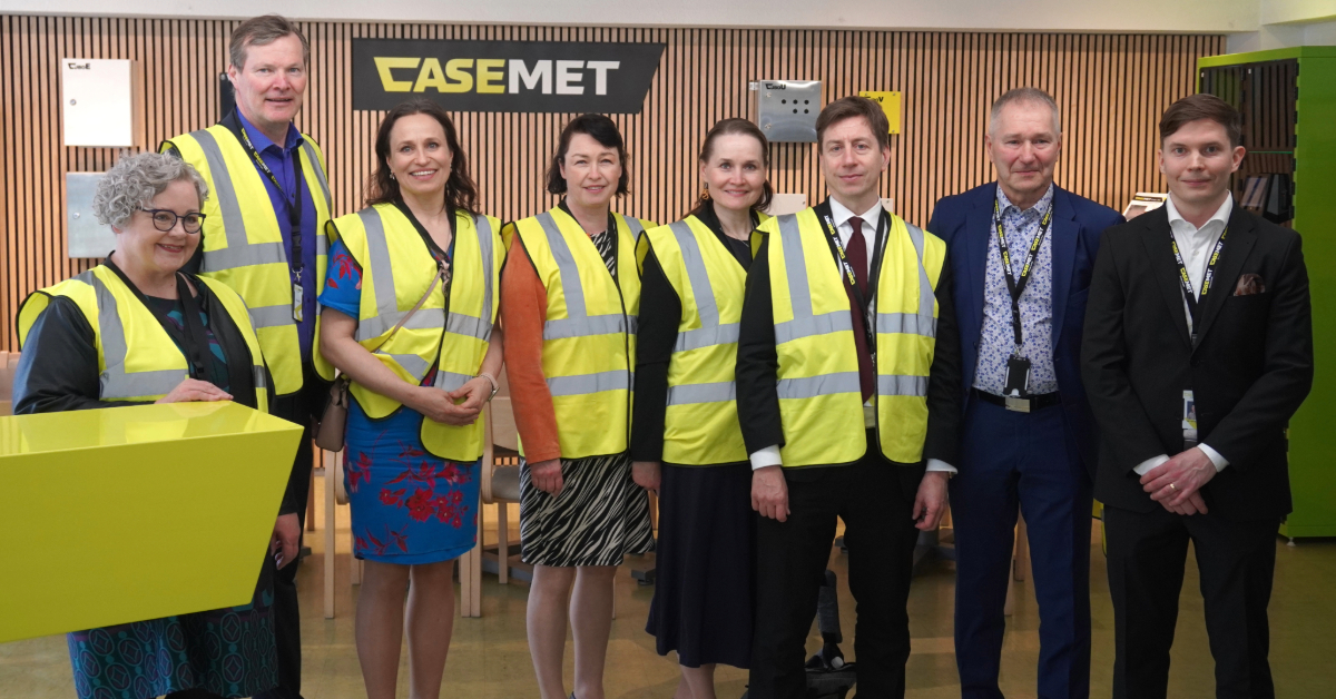 Elinkeinoministeri Sakari Puisto (ps.) vieraili Mikkelissä maanantaina 23.3.